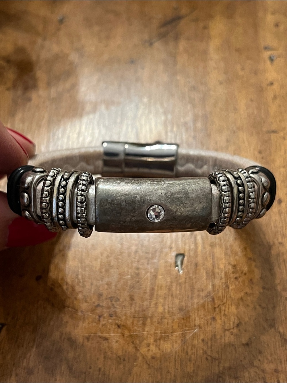 Leather bracelet
